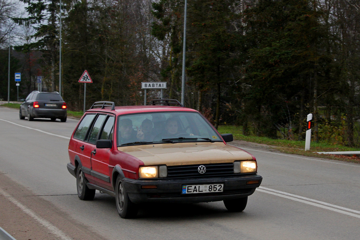 Литва, № EAL 852 — Volkswagen Passat (B2) '80-88