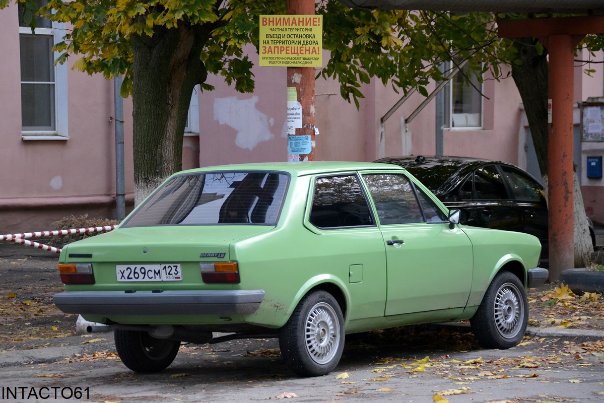 Краснодарский край, № Х 269 СМ 123 — Volkswagen Derby (Typ 86) '77-81