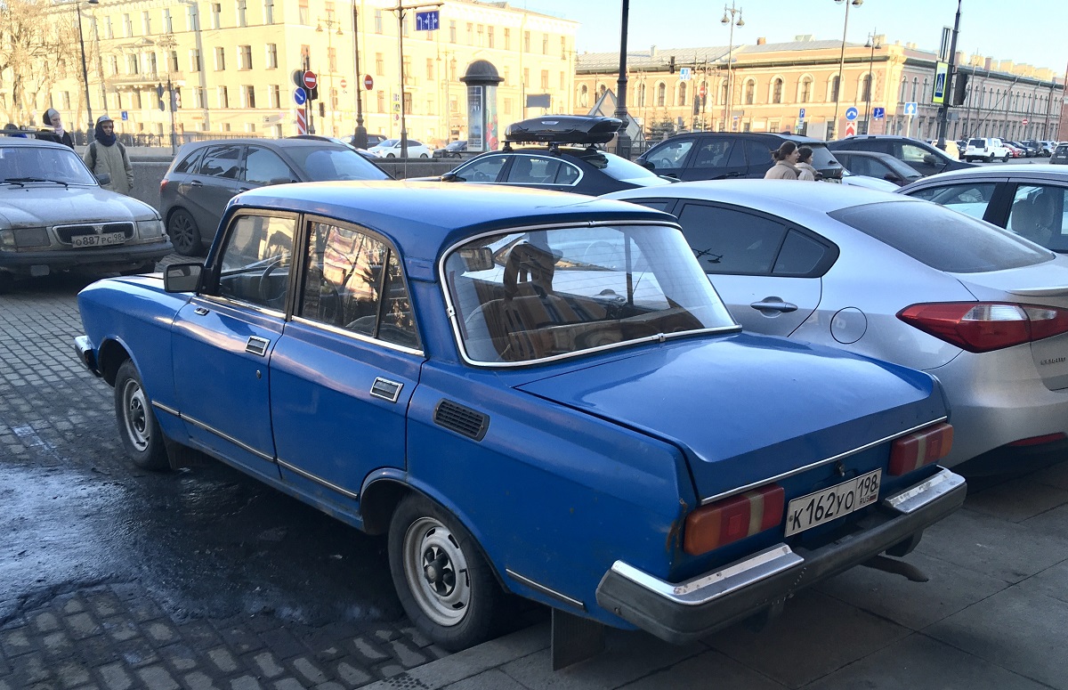 Санкт-Петербург, № К 162 УО 198 — Москвич-2140-117 (2140SL) '80-88