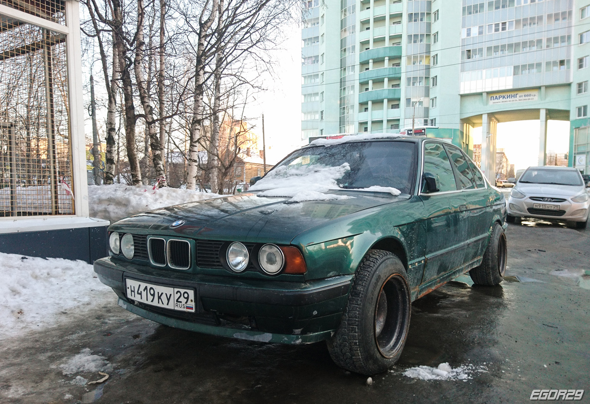 Архангельская область, № Н 419 КУ 29 — BMW 5 Series (E34) '87-96