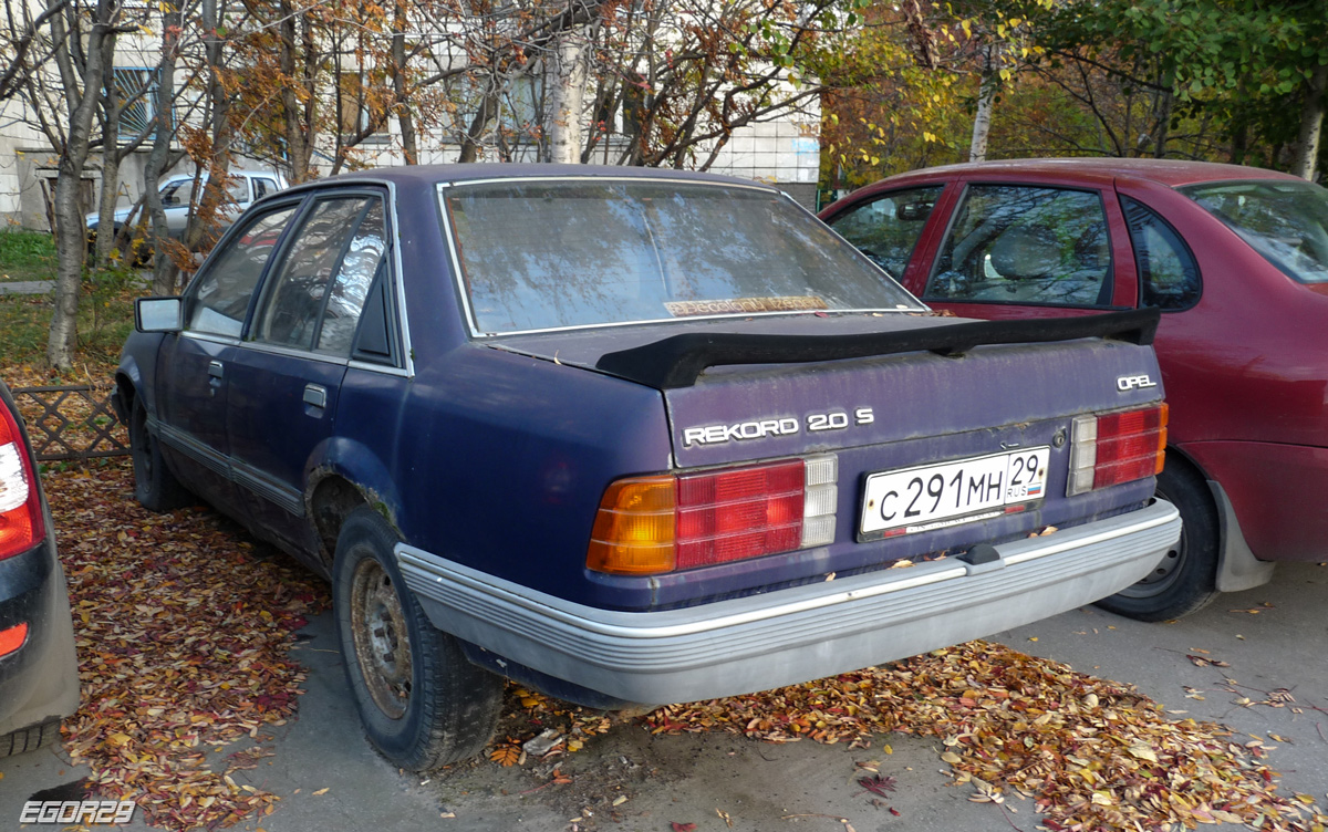 Архангельская область, № С 291 МН 29 — Opel Rekord (E2) '82-86