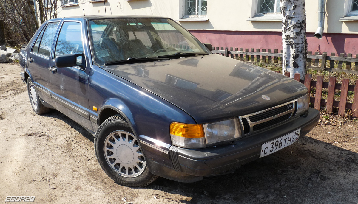 Архангельская область, № С 396 ТН 29 — Saab 9000 '84-98