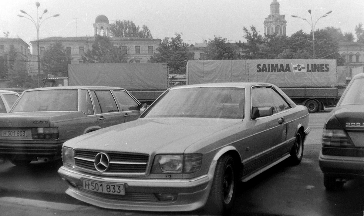 Москва, № Н 501 833 — Mercedes-Benz (C126) '81-85