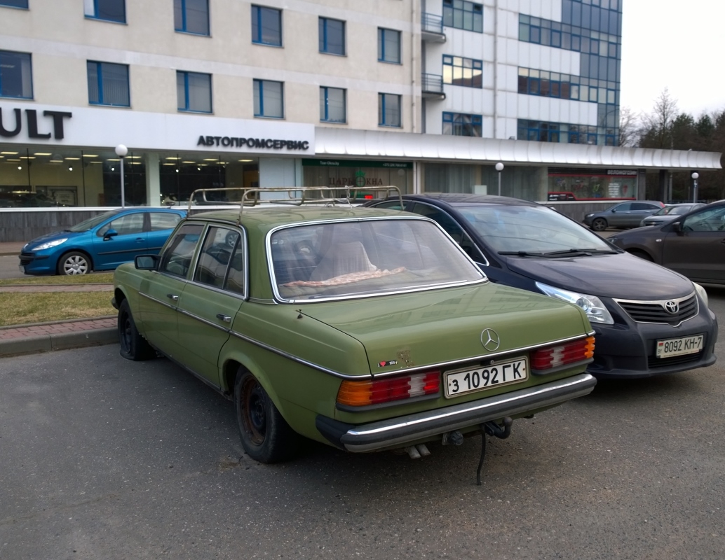 Гродненская область, № З 1092 ГК — Mercedes-Benz (W123) '76-86