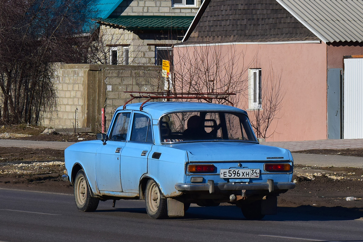 Волгоградская область, № Е 596 ХН 34 — Москвич-2140 '76-88