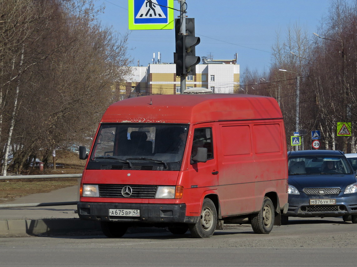 Кировская область, № А 675 ВР 43 — Mercedes-Benz MB100 '81-96