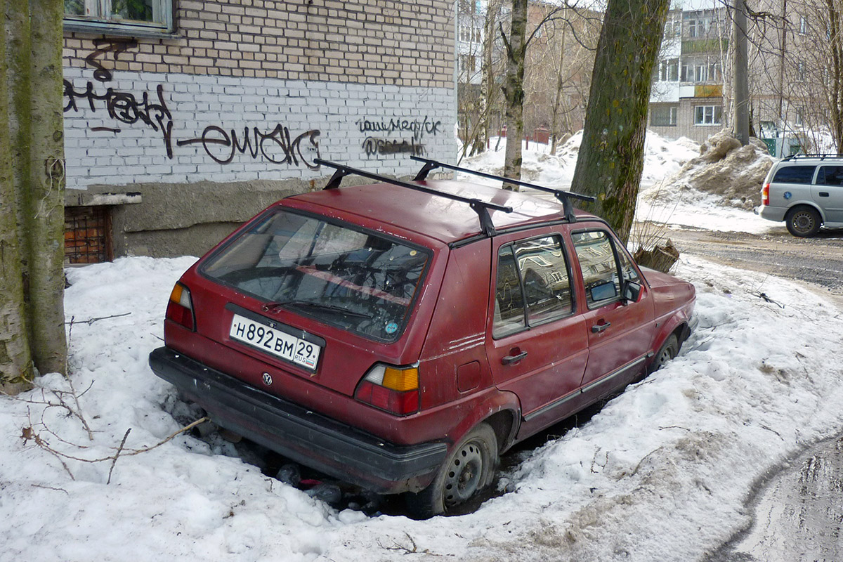 Архангельская область, № Н 892 ВМ 29 — Volkswagen Golf (Typ 19) '83-92