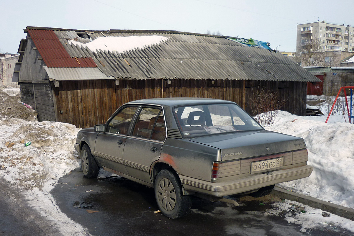 Архангельская область, № О 494 ЕО 29 — Opel Ascona (C) '81-88
