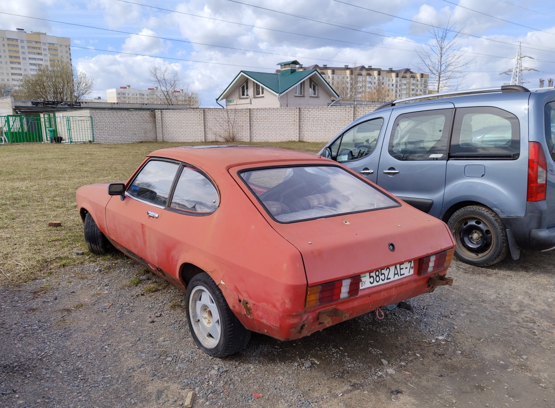 Минск, № 5852 АЕ-7 — Ford Capri MkIII '78-86