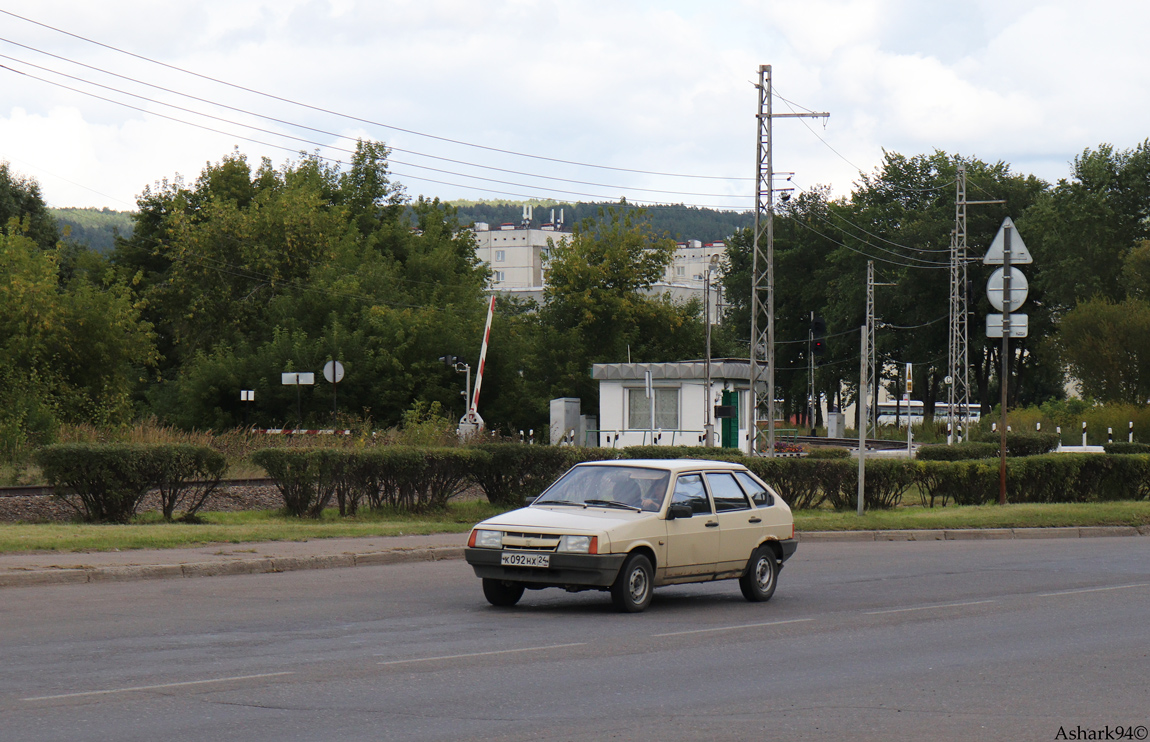 Красноярский край, № К 092 НХ 24 — ВАЗ-2109 '87-93