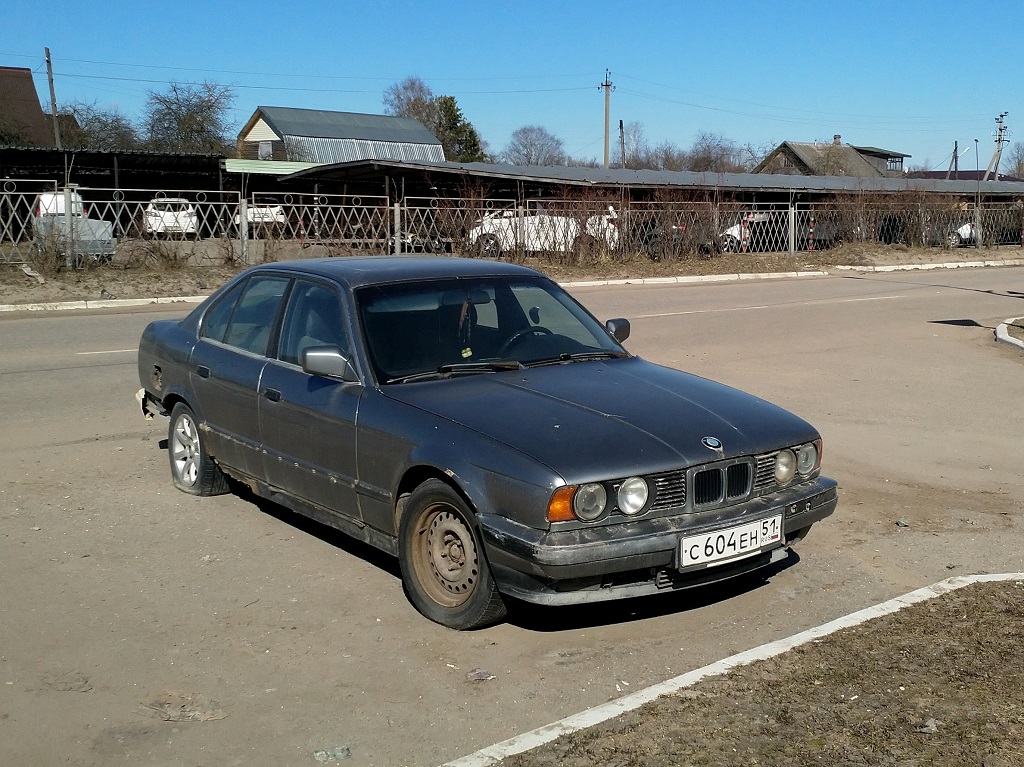 Тверская область, № С 604 ЕН 51 — BMW 5 Series (E34) '87-96