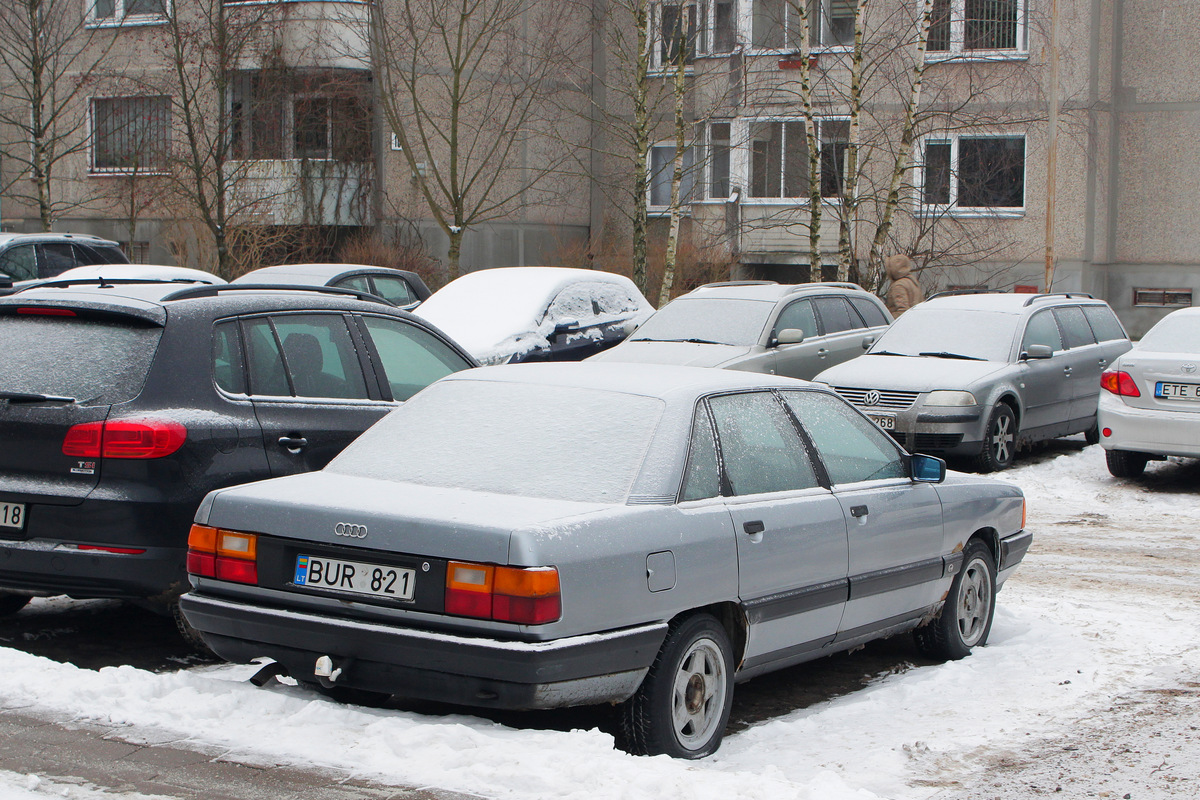 Литва, № BUR 821 — Audi 100 (C3) '82-91