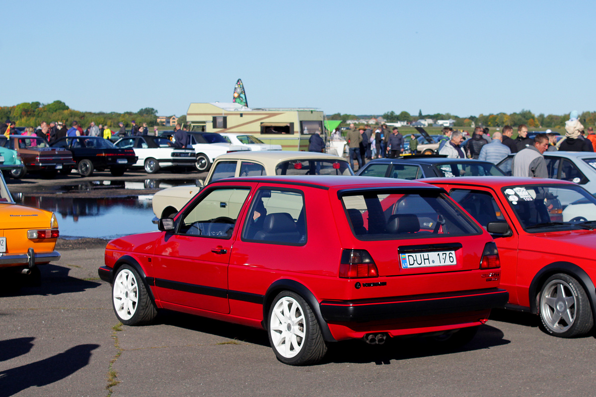 Литва, № DUH 176 — Volkswagen Golf (Typ 19) '83-92; Литва — Retro mugė 2021 ruduo
