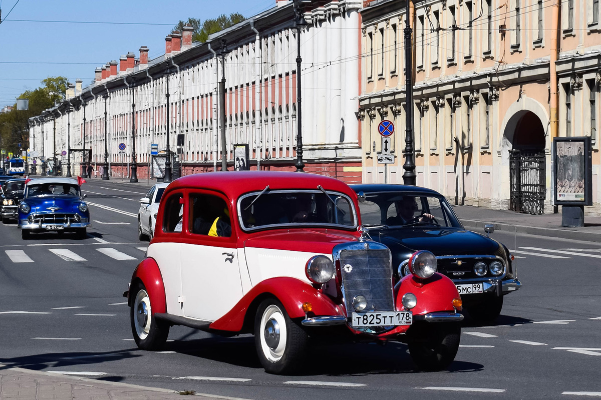 Санкт-Петербург, № Т 825 ТТ 178 — Mercedes-Benz 170H (W28) '36-39; Санкт-Петербург — Международный транспортный фестиваль "SPb TransportFest 2022"