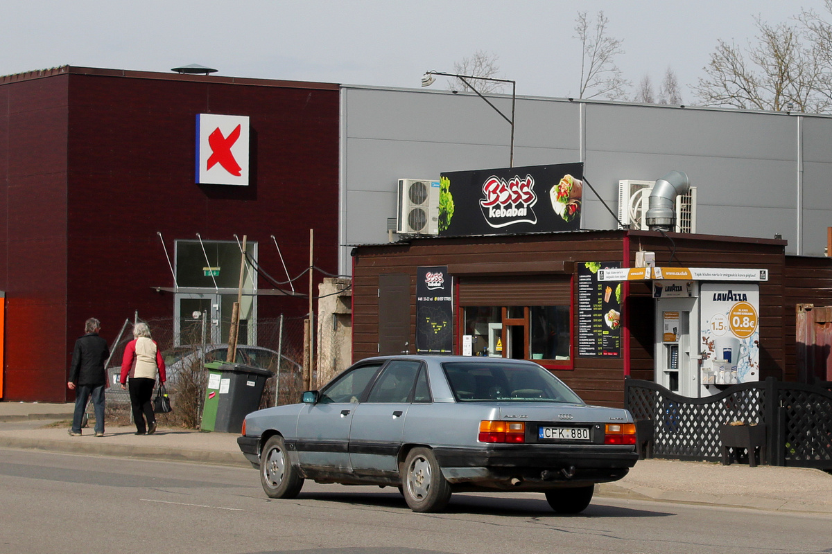 Литва, № CFK 880 — Audi 100 (C3) '82-91