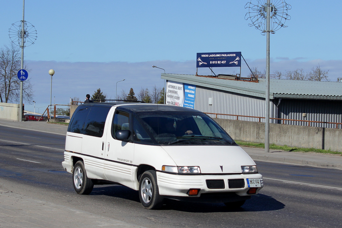 Литва, № BDZ 972 — Pontiac Trans Sport '89-94