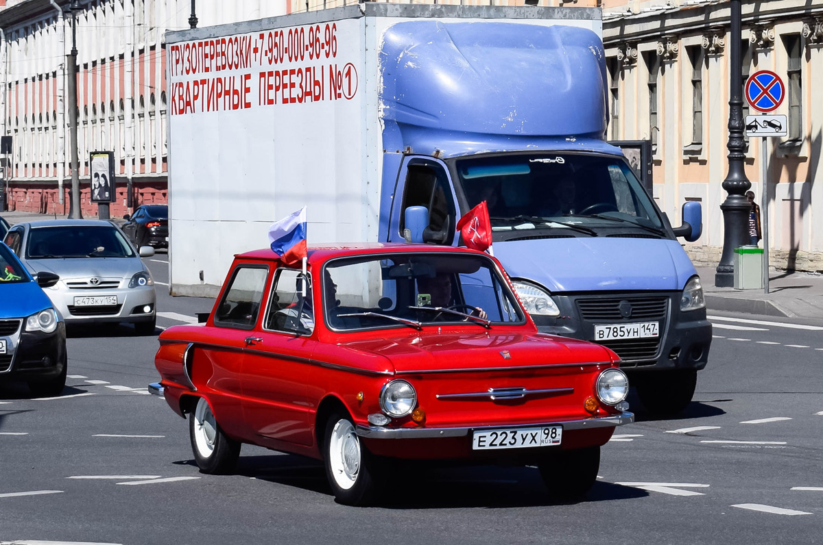 Санкт-Петербург, № Е 223 УХ 98 — ЗАЗ-968 Запорожец '71-79; Санкт-Петербург — Международный транспортный фестиваль "SPb TransportFest 2022"