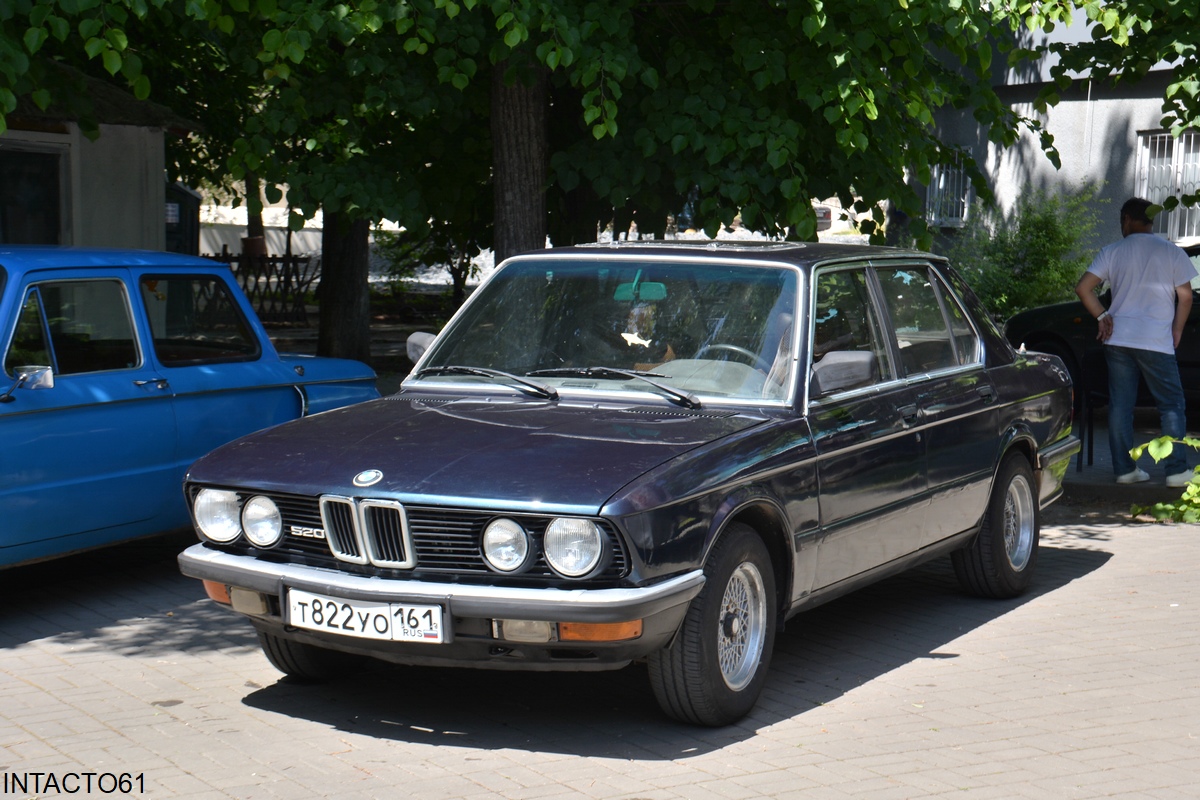 Ростовская область, № Т 822 УО 161 — BMW 5 Series (E28) '82-88; Ростовская область — Retro Motor Show_2022
