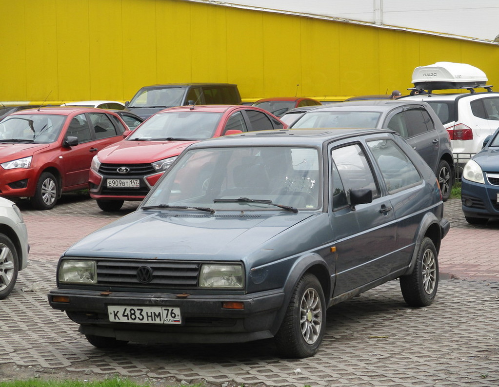Ярославская область, № К 483 НМ 76 — Volkswagen Golf (Typ 19) '83-92