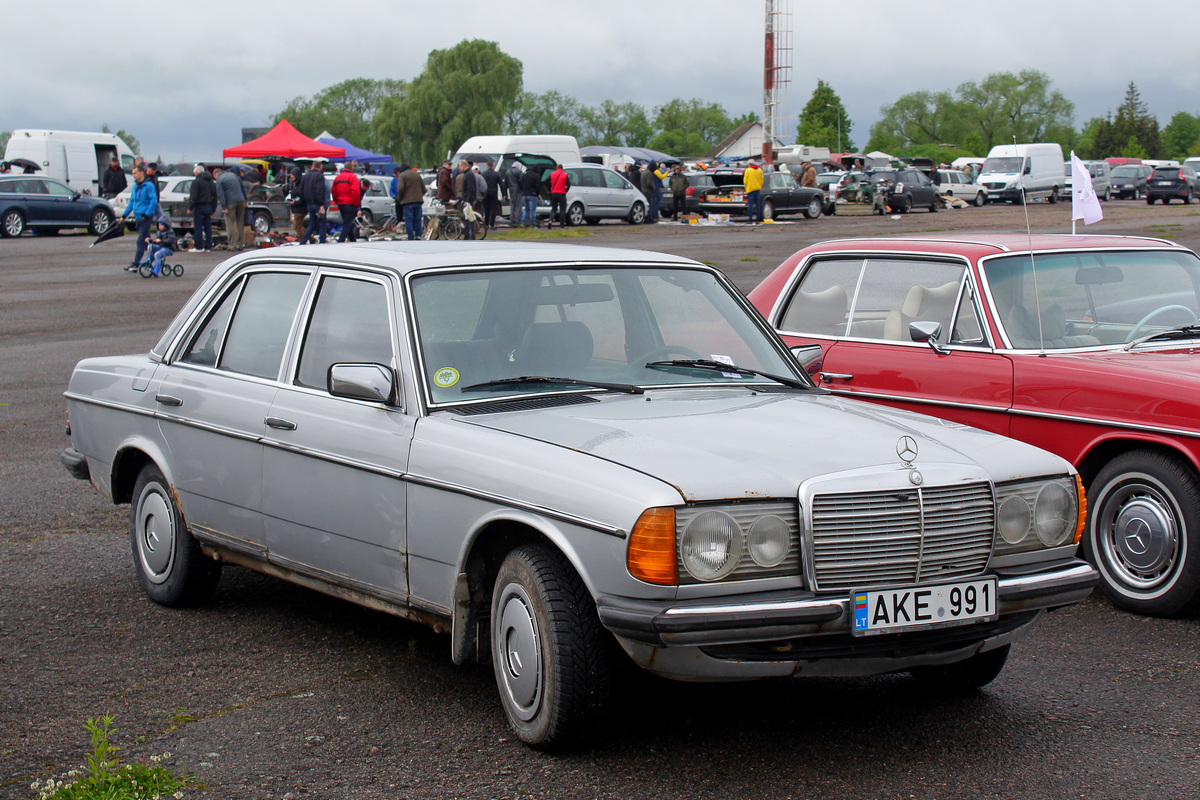Литва, № AKE 991 — Mercedes-Benz (W123) '76-86; Литва — Retro mugė 2022