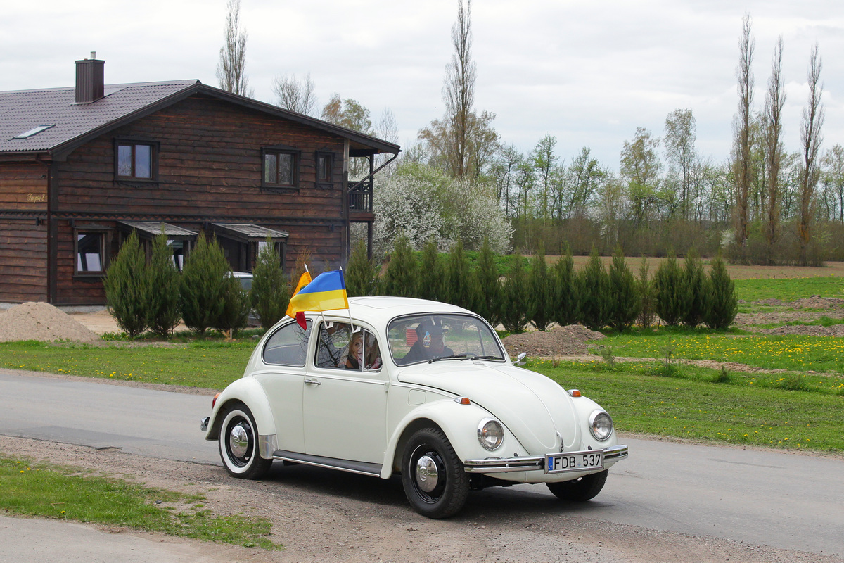 Литва, № FDB 537 — Volkswagen Käfer (общая модель); Литва — Mes važiuojame 2022