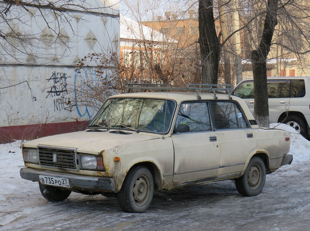 Хабаровский край, № В 735 РО 27 — ВАЗ-2107 '82-88