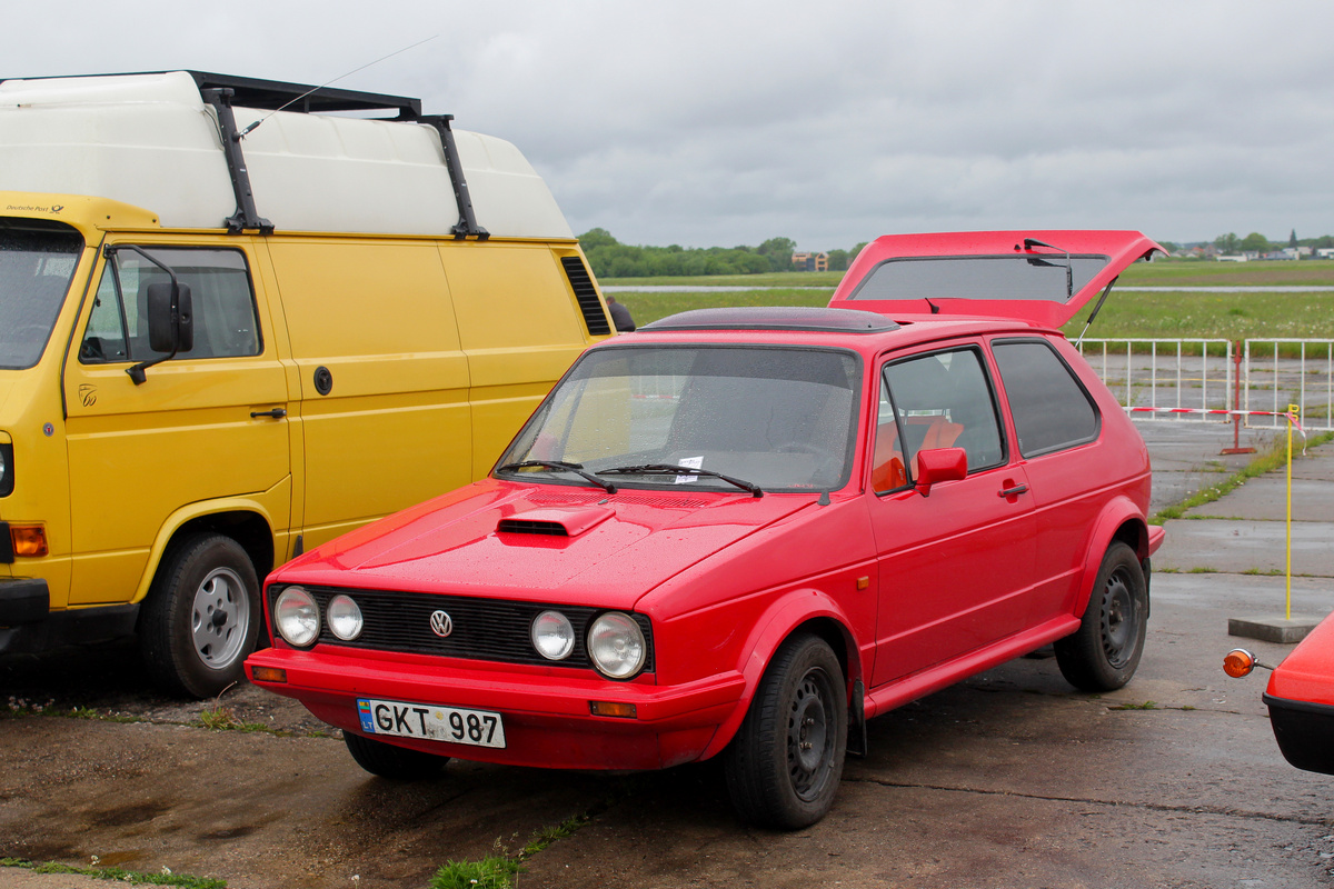 Литва, № GKT 987 — Volkswagen Golf (Typ 17) '74-88; Литва — Retro mugė 2022