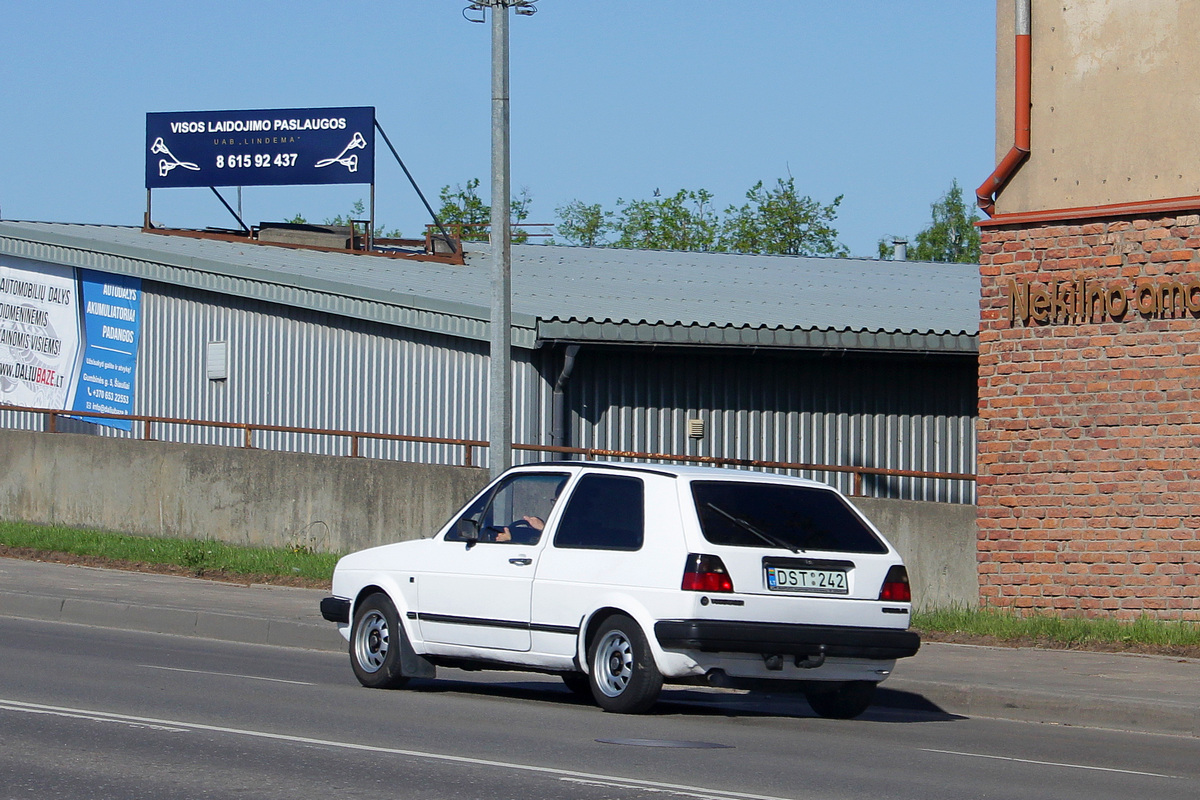 Литва, № DST 242 — Volkswagen Golf (Typ 19) '83-92