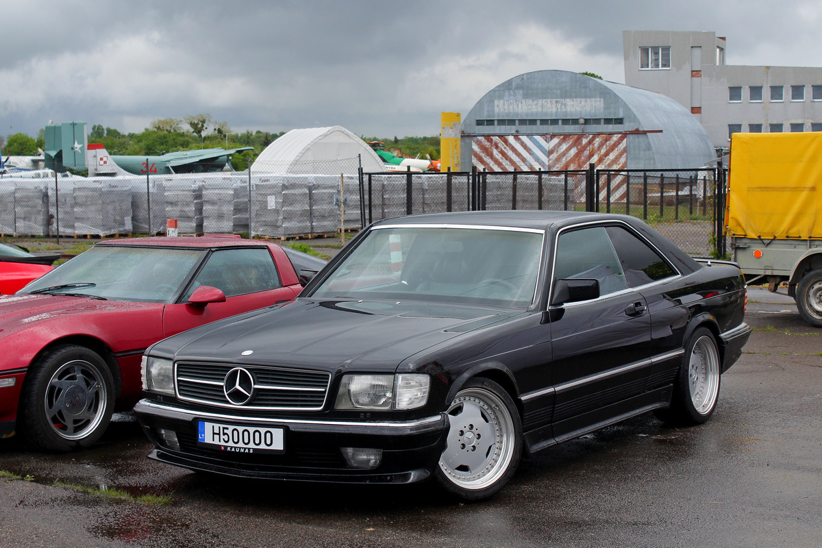 Литва, № H50000 — Mercedes-Benz (C126) '85–'91; Литва — Retro mugė 2022