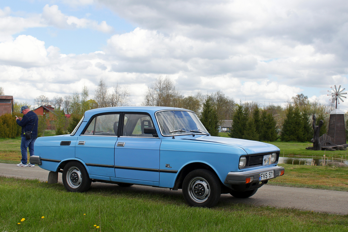 Литва, № FVS 571 — Москвич-2140-117 (2140SL) '80-88; Литва — Mes važiuojame 2022