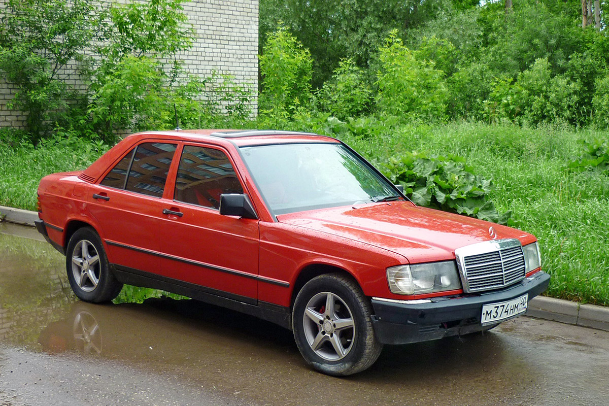 Калужская область, № М 374 НМ 40 — Mercedes-Benz (W201) '82-93