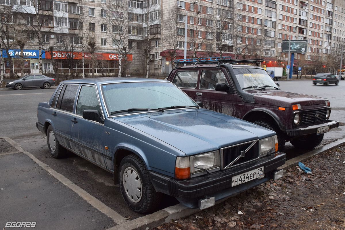 Архангельская область, № Н 434 ВР 29 — Volvo 740 '84-92