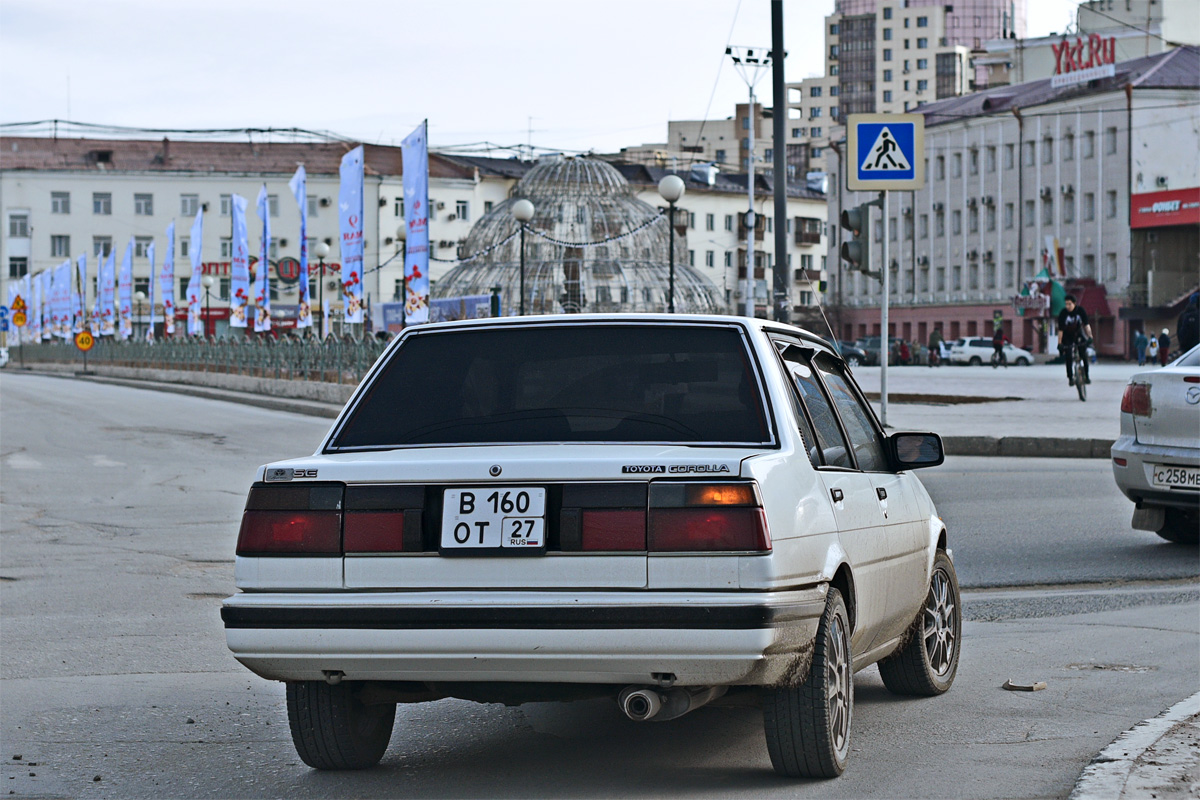 Саха (Якутия), № В 160 ОТ 27 — Toyota Corolla (E80) '83-87