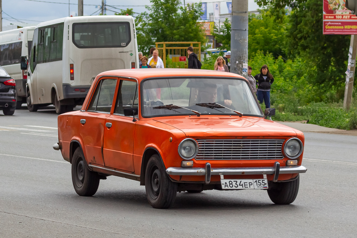 Омская область, № А 834 ЕР 155 — ВАЗ-2101 '70-83