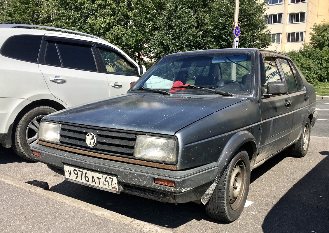 Ленинградская область, № У 976 АТ 47 — Volkswagen Jetta Mk2 (Typ 16) '84-92