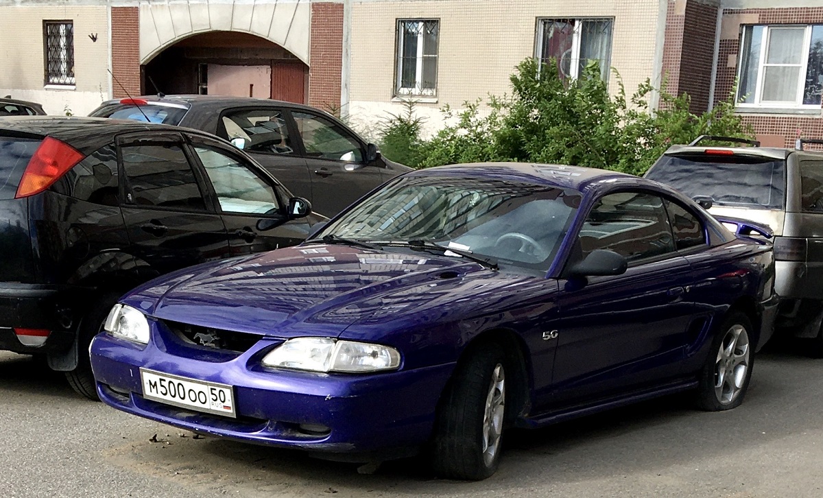 Московская область, № М 500 ОО 50 — Ford Mustang (4G) '93-98
