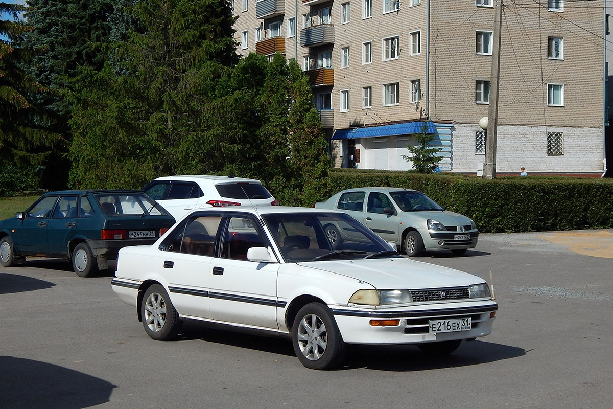 Белгородская область, № Е 216 ЕХ 31 — Toyota Corolla/Sprinter (E90) '87-91