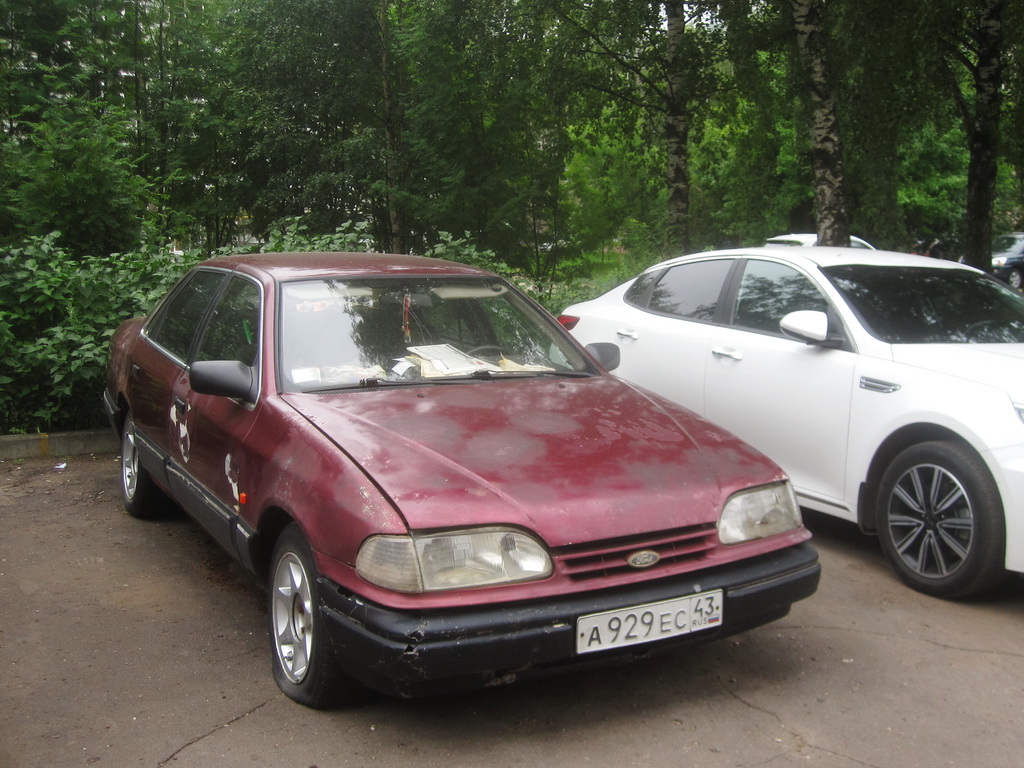 Кировская область, № А 929 ЕС 43 — Ford Scorpio (1G) '85-94