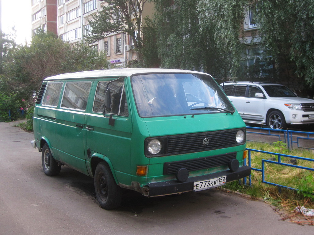 Нижегородская область, № Е 773 КК 152 — Volkswagen Typ 2 (Т3) '79-92
