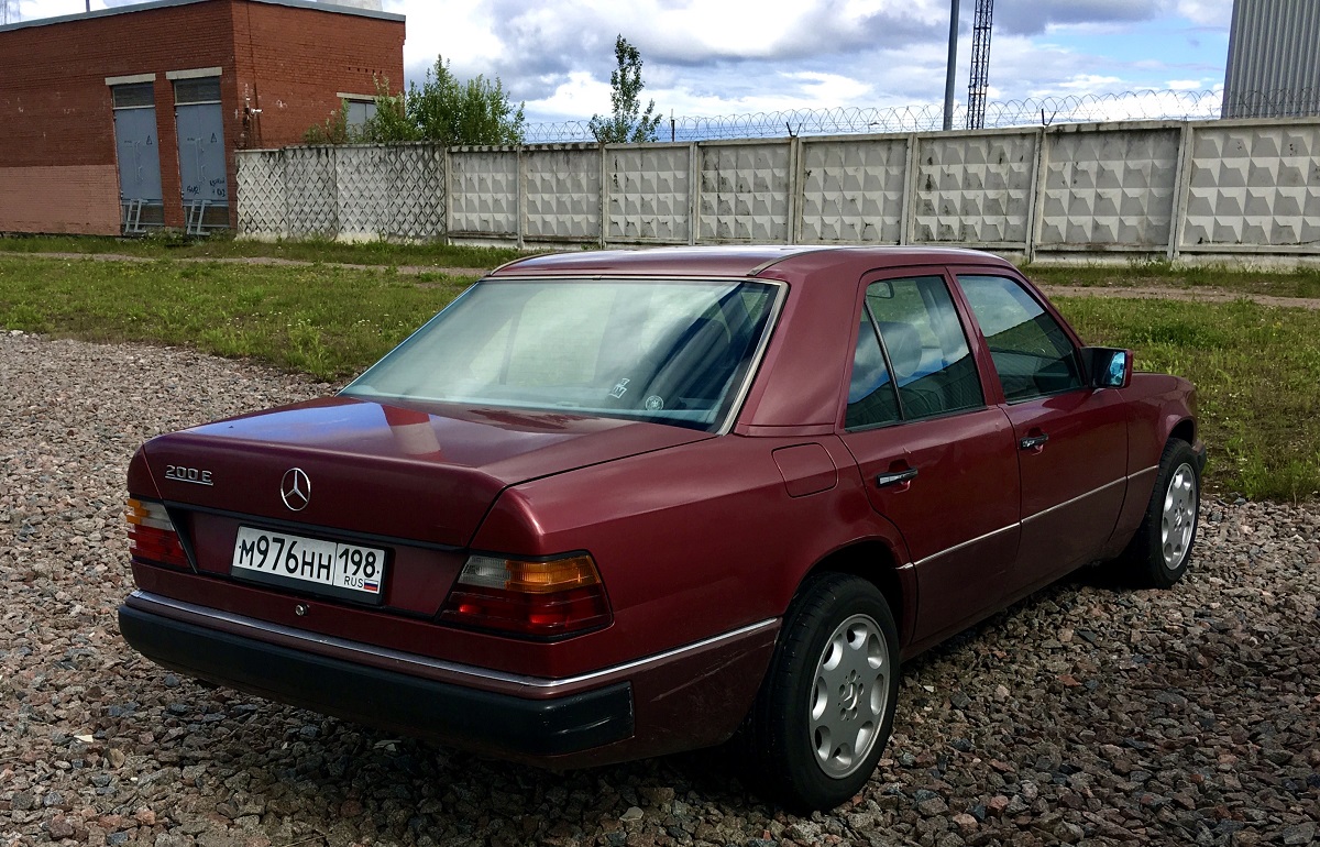 Санкт-Петербург, № М 976 НН 198 — Mercedes-Benz (W124) '84-96