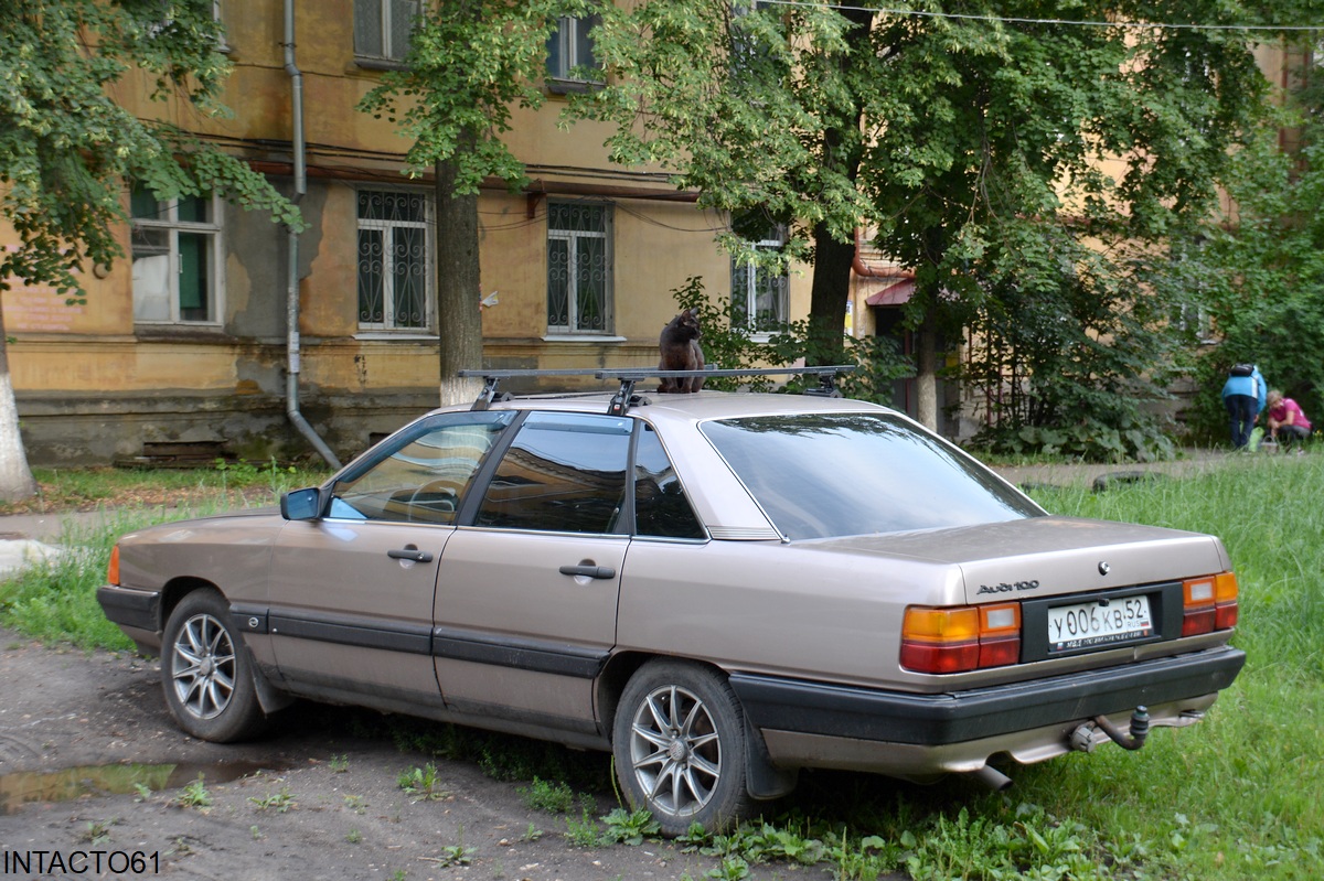 Нижегородская область, № У 006 КВ 52 — Audi 100 (C3) '82-91