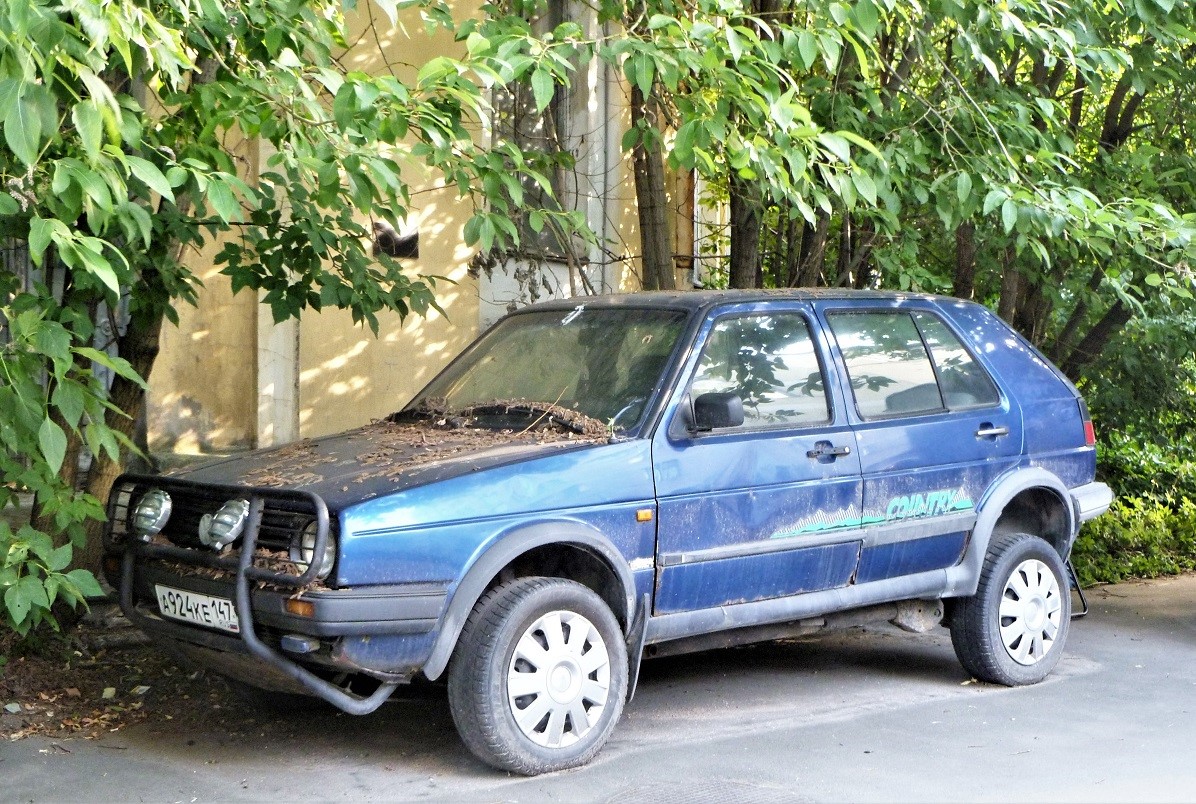 Ленинградская область, № А 924 КЕ 147 — Volkswagen Golf Country (Typ 1G) '90-91