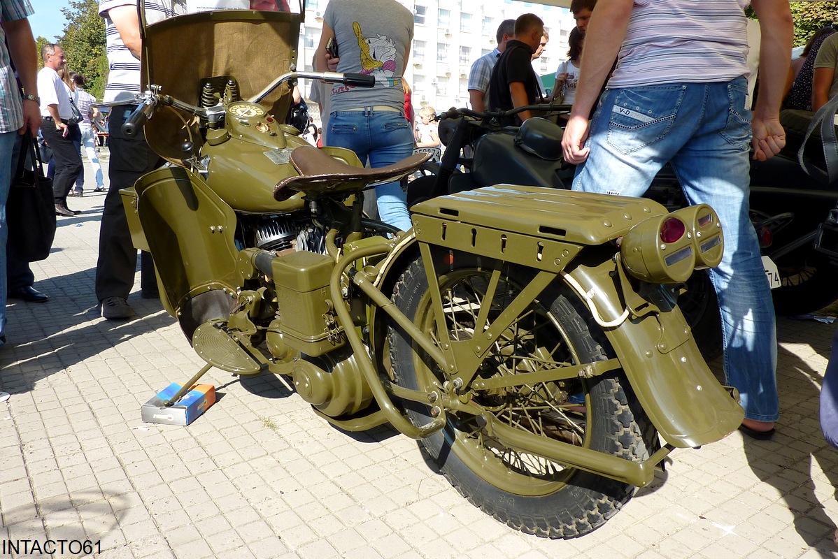 Ростовская область, № (61) Б/Н МТ 0037 — Harley-Davidson WLA '40-52