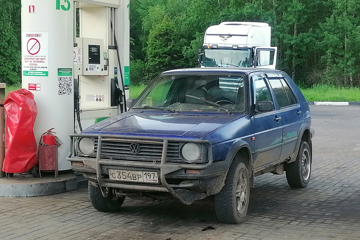 Москва, № С 354 ВР 197 — Volkswagen Golf Country (Typ 1G) '90-91