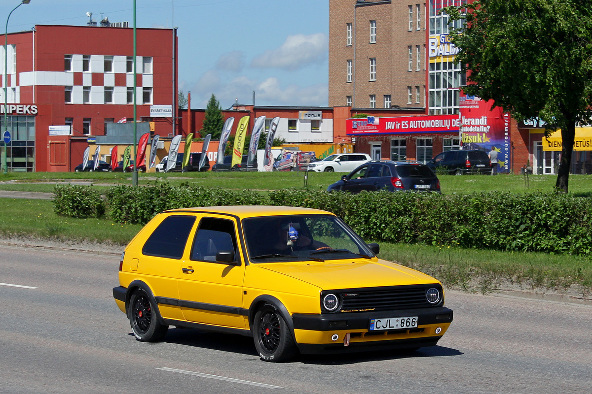 Литва, № CJL 866 — Volkswagen Golf (Typ 19) '83-92