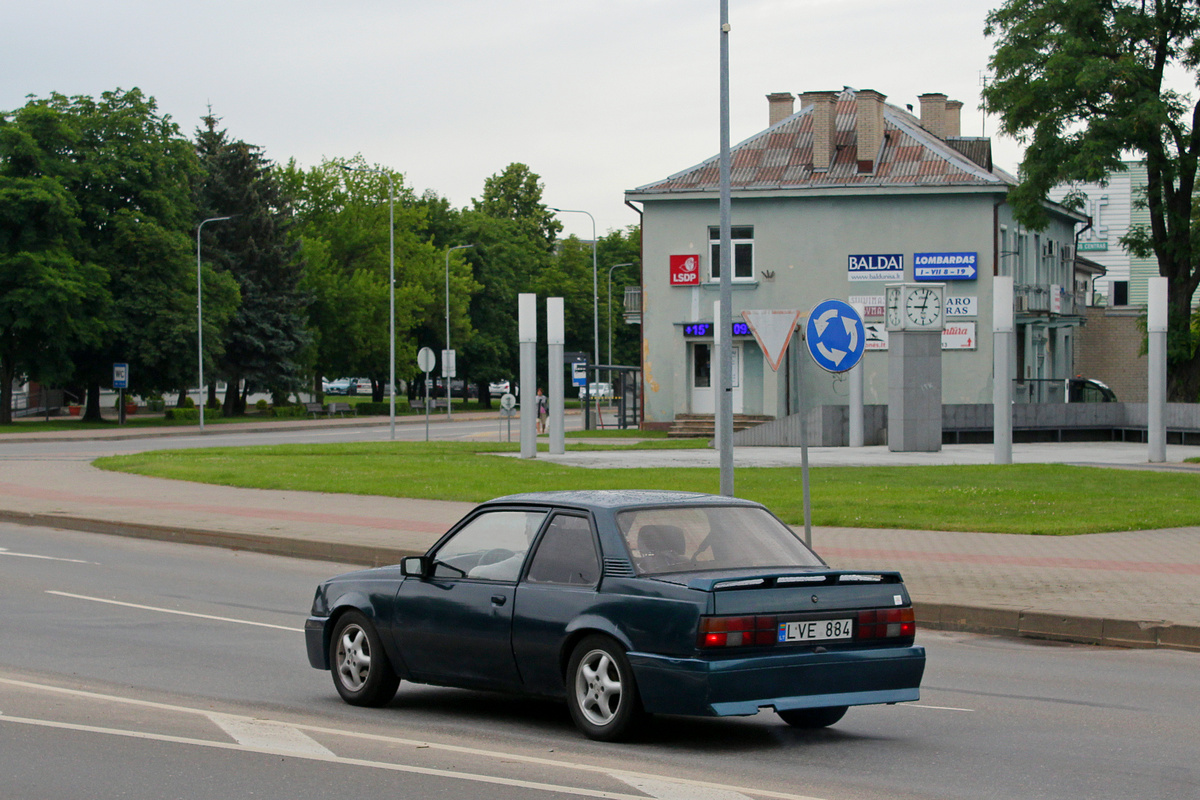 Литва, № LVE 884 — Opel Ascona (C) '81-88