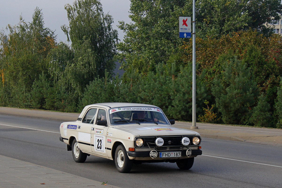 Литва, № FHD 187 — ГАЗ-24-10 Волга '85-92