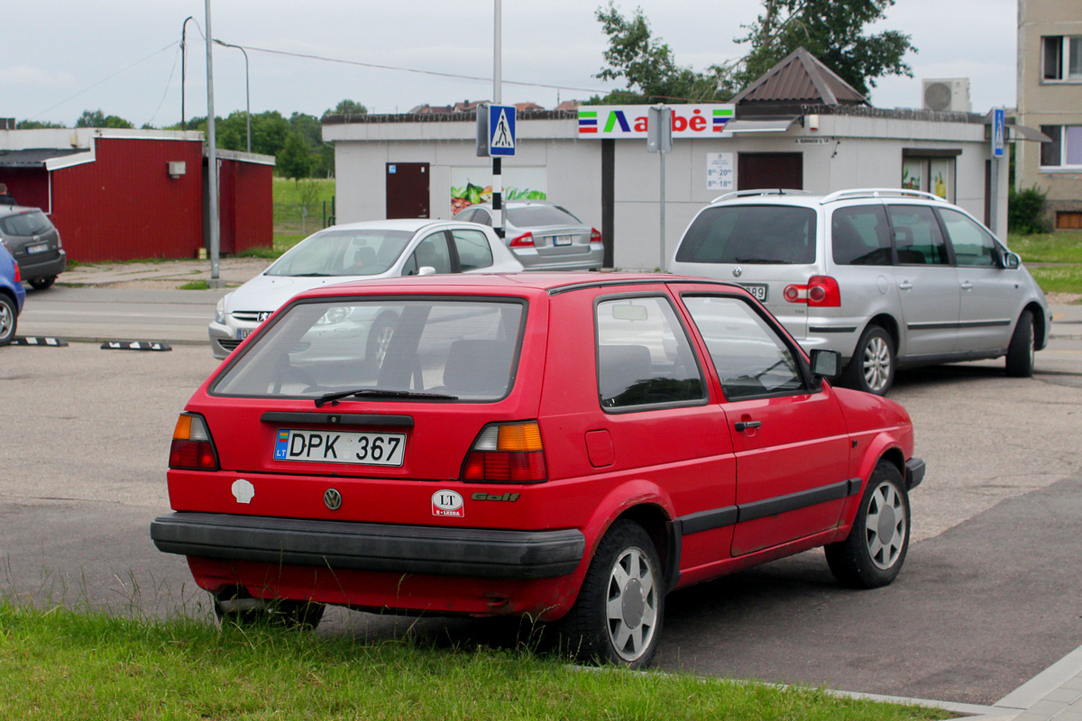 Литва, № DPK 367 — Volkswagen Golf (Typ 19) '83-92