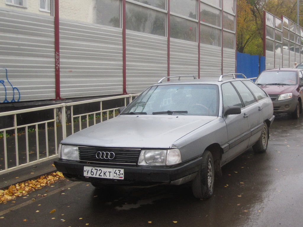 Кировская область, № У 672 КТ 43 — Audi 100 Avant (C3) '82-91