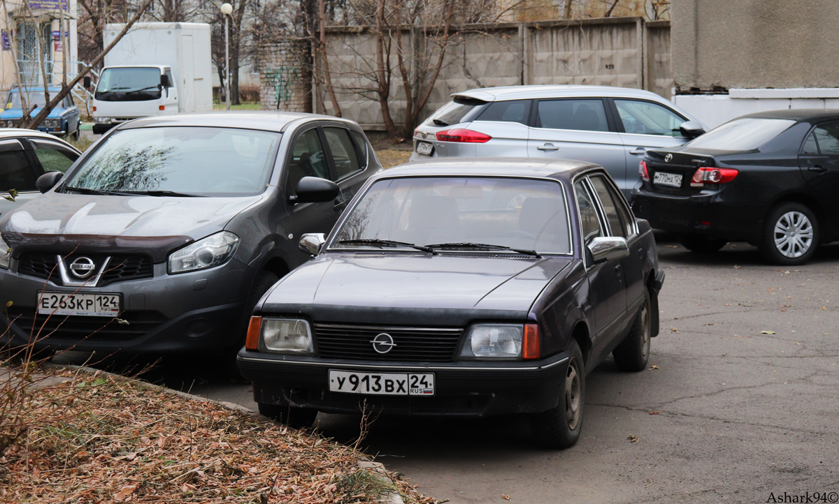 Красноярский край, № У 913 ВХ 24 — Opel Ascona (C) '81-88